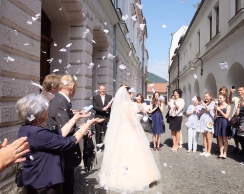 Svadobné fotenie v meste Žilina